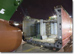 The stern section of the Sunshine State prior to float off.
