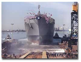 Launch of Ship at NASSCO