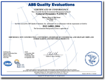 ISO 14001 Certificate of Compliance