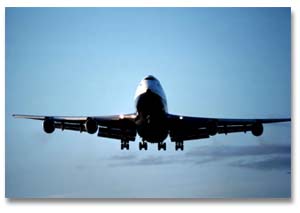 Air Shipments - Plane on Take Off