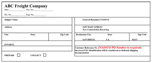 Freight Slip