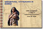 Sacagawea  Launching Ceremony Program