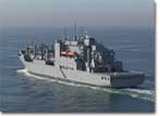 Sacagawea (T-AKE 2) at sea for Builder's Trials on Dec. 14, 2006. 