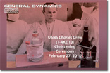 Charles Drew Christening Ceremony Program