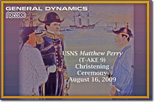 Matthew Perry Christening Ceremony Program
