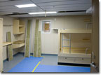 Completion work in progress for T-AKE 10 spare crew cabin.