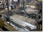 The main machinery room of T-AKE 10 in the spring of 2009.