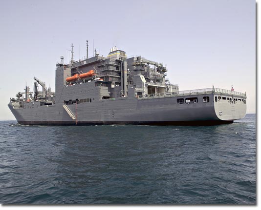 USNS Alan Shepard at sea (June 2007).