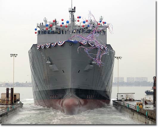 General Dynamics NASSCO launched the Robert E. Peary (T-AKE 5) on October 27, 2007.