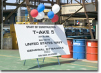 The start of construction for T-AKE 5.