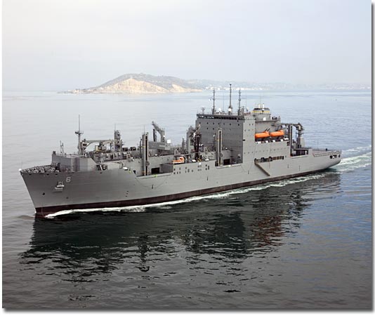 USNS Amelia Earhart (T-AKE 6) was delivered to the Navy on October 30, 2008.