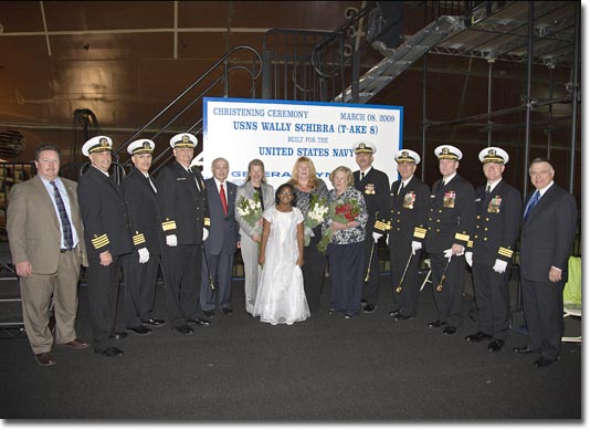 The Sponsor's Party for the USNS Wally Schirra christening.