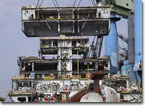 Construction of T-AKE 8 continues in July 2008.