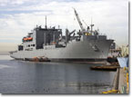 The Matthew Perry at NASSCO's outfitting pier in January 2010