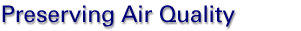 Preserving Air Quality