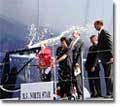 The champagne explodes in all its glory, drenching the christening party and punctuating the June 14 ceremony that officially named the M.V. North Star. 